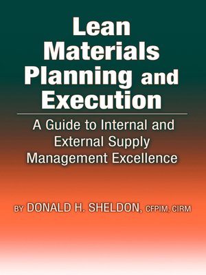 cover image of Lean Materials Planning &amp; Execution